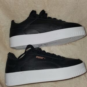 Puma Black and White Sneakers